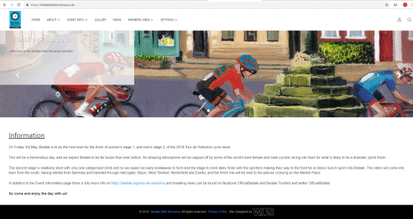 Bedale Bike Bonanza website